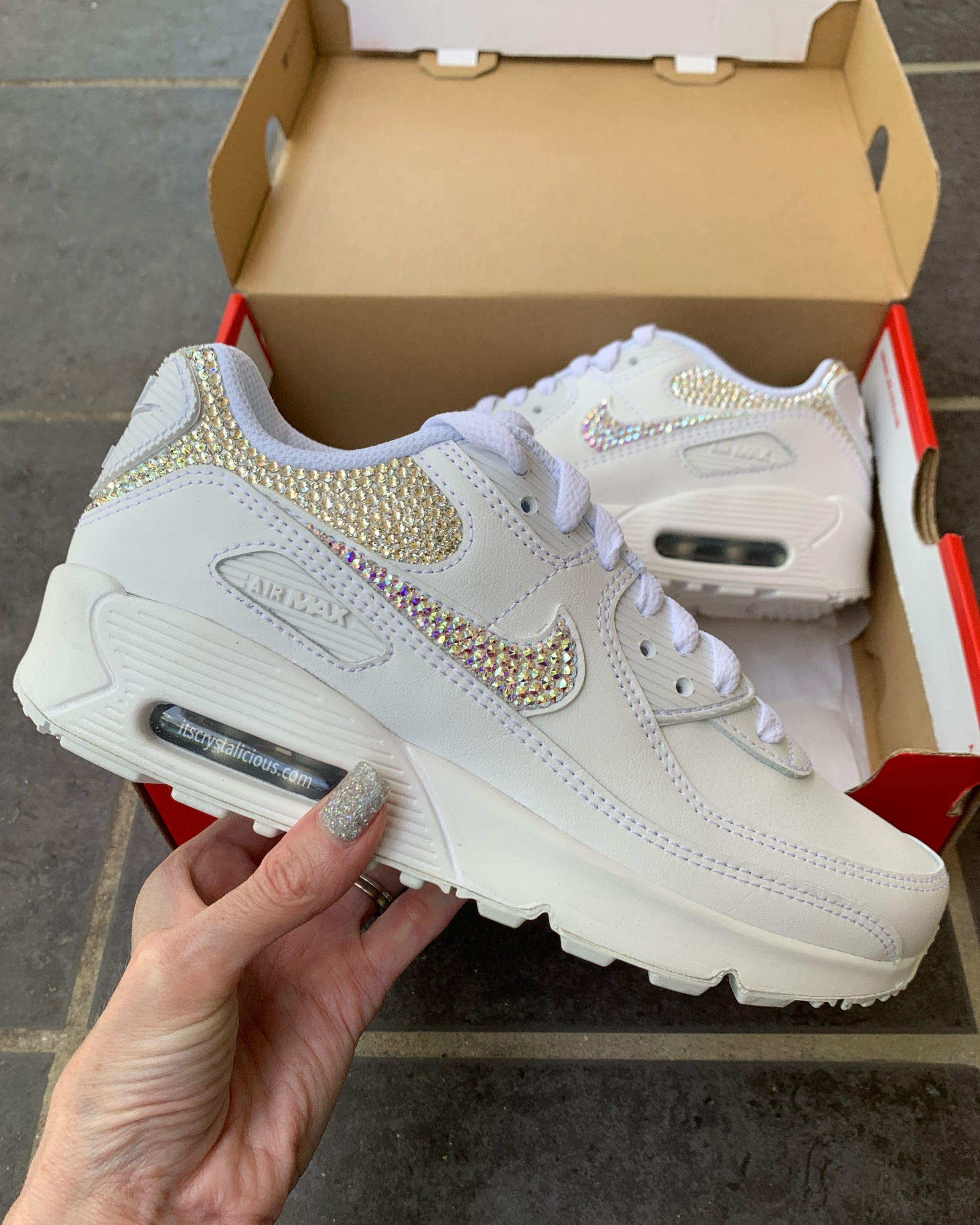 Nike Air Max 90 s Crystal Crystal AB It s Crystalicious