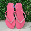 Thin Strap Embellished Havaianas - 2 Rows. *