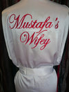 Wifey Personalised Satin Robe *