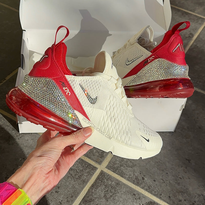 Nike Air Max 270 Gym Red/Sail/Crystal *