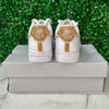 Nike Air Force 1 - Ticks/Heel Cap - Golden Honey/Crystal *