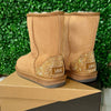 Authentic Short Crystal Ugg Boots - Chestnut/Golden Honey *