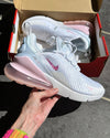 Nike Air Max 270 White/Pink Foam - Minimal*