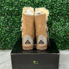 Chestnut/Crystal Short Authentic Ugg Boots - 2 Buttons/Heel Cap/Outline*