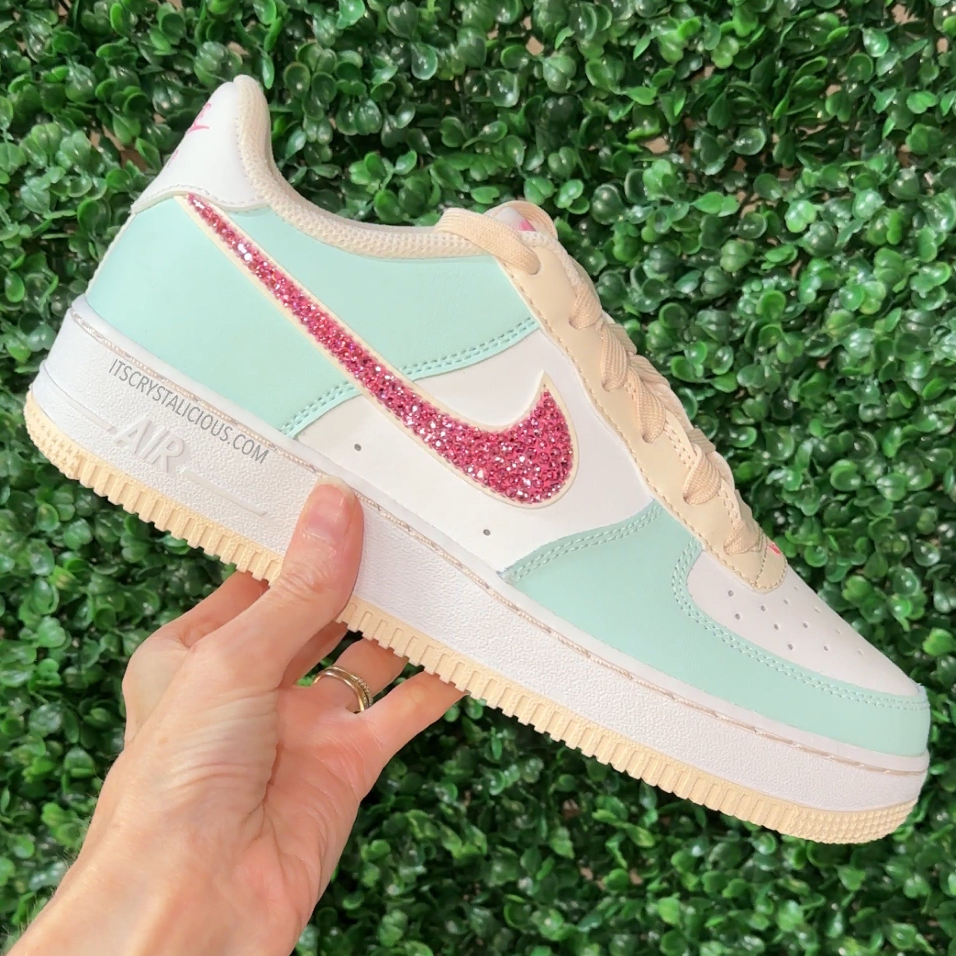 Nike Toddler Force 1 Low Jade Ice/Guava Ice-White-Pink Spell