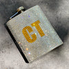 Crystalicious® Initial Stainless Hip Flask *