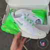 RTS - Nike Air Max 270 White/Green Shock/Peridot AB - Minimal - Size US 7*