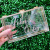 Personalised Acrylic Clutch Purse*