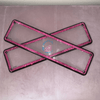 Set of 2 - Crystalicious® 3 Row Number Plate Frame/Rose *