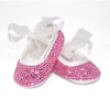 Baby Christening Flowergirl Pre-walker Pram Shoes - Lt Rose* - It's Crystalicious®