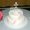 4 inch Curved Cross Cake Topper - Outlined * - It's Crystalicious®