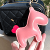 Leather Pony Crystal Bagcharm Keychain - Crystal AB * - It's Crystalicious®