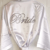 Personalised crystal embellished satin robe * - It's Crystalicious®