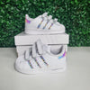 RTS Kids Adidas Superstar - White/Crystal AB - SIZE US 4c *