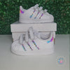 RTS Kids Adidas Superstar - White/Crystal AB - SIZE US 4c *