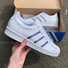 Adidas Superstar - White/Tanzanite*