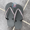 Thick Strap Embellished Havaianas - 2 Rows *