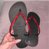 Thin Strap Havaianas Crystal embellished Flip Flops - 2 Rows. * - It's Crystalicious®