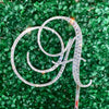 Monogram Crystal Cake Topper - B/F*