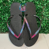 Thin Strap Havaianas gradation colour - 3 Rows * - It's Crystalicious®