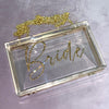 Personalised Acrylic Clutch Purse*