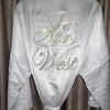 Personalised Crystal Satin Robe - Mrs *