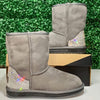 Authentic Short Crystal Ugg Boots - Grey *